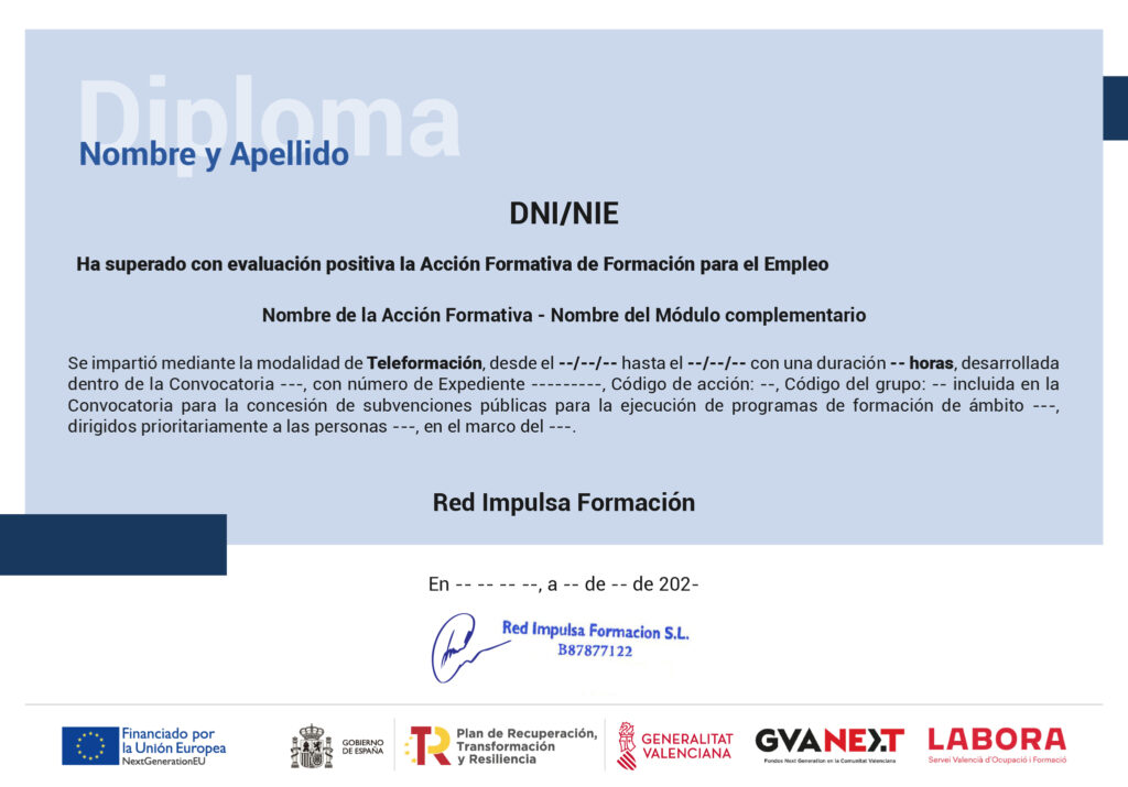 Diploma Valencia-Alicante-Castellon