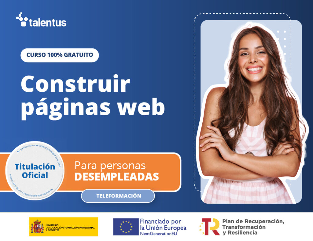 Construir paginas web - Desempleados Reskilling