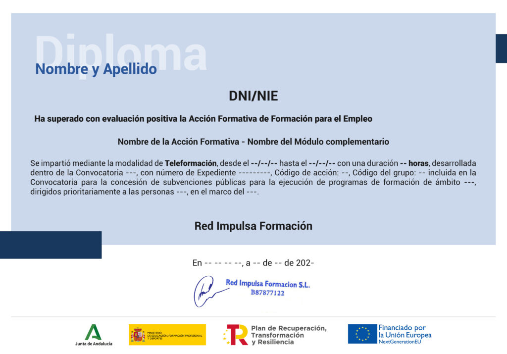 Diploma Andalucía