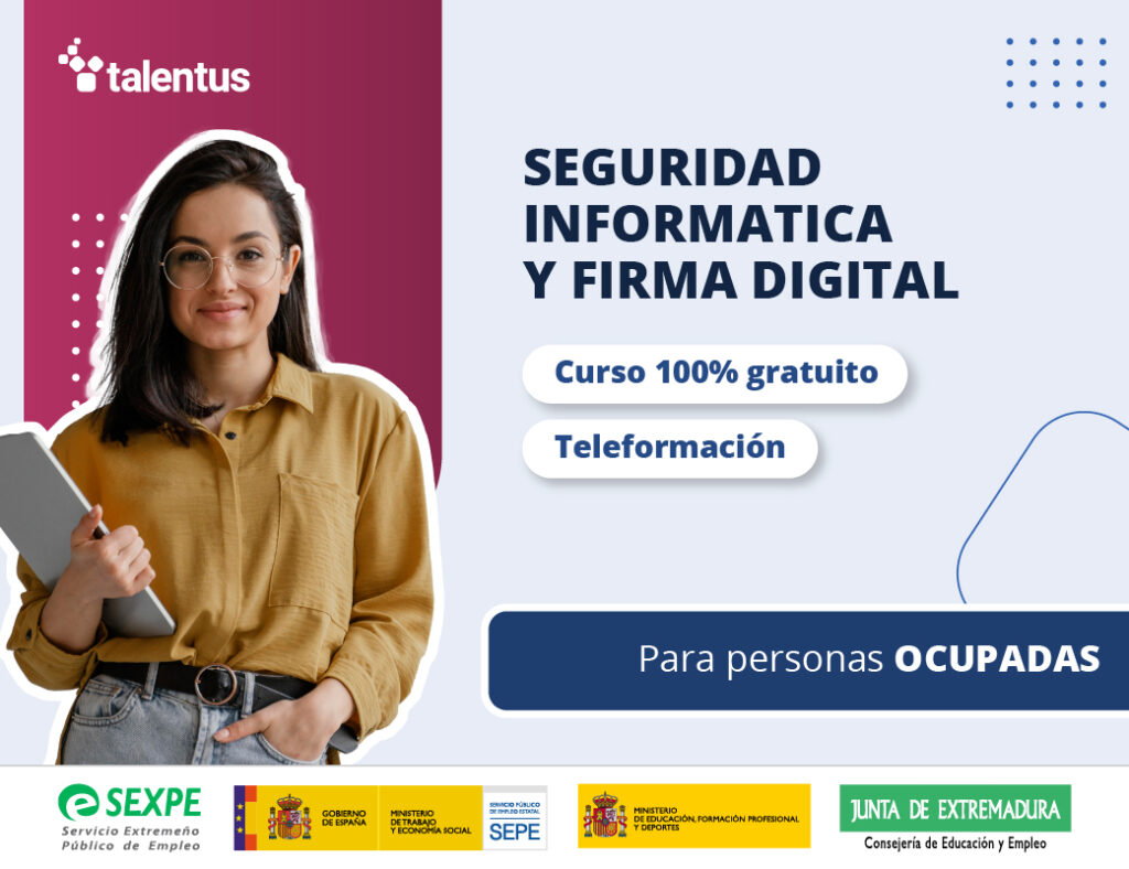 Informatica y firma digital - Convocatoria Extremadura