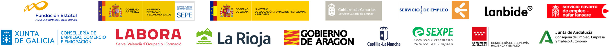 Logotipos Oficiales de las Entidades Colaboradoras