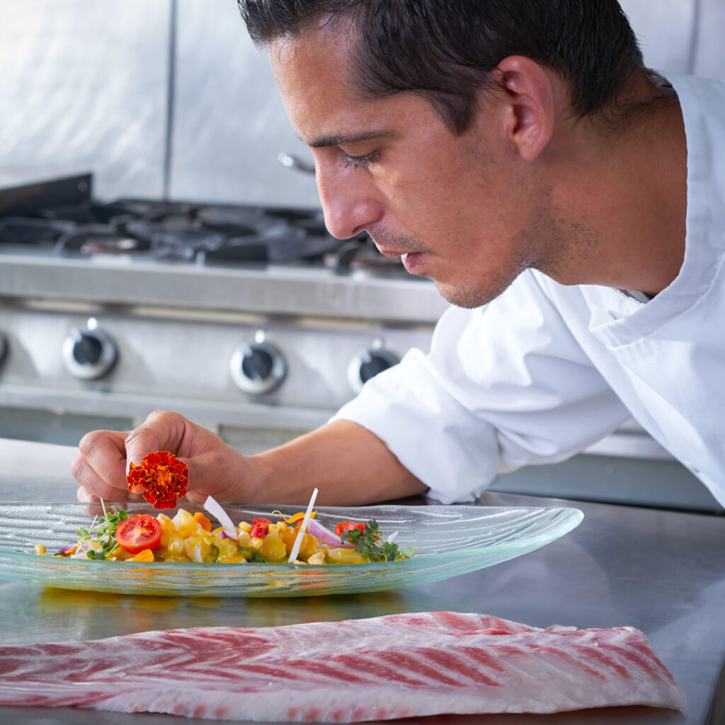 cocinero cocinando