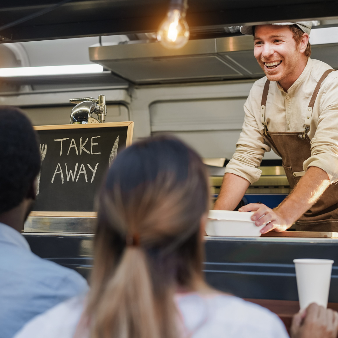 cocinero en food truck