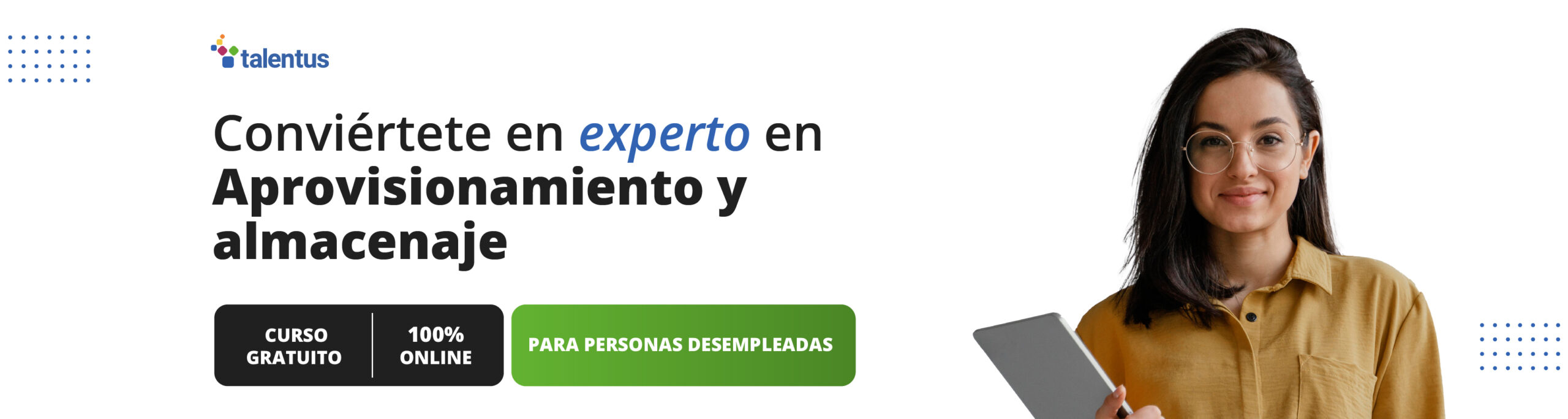 Curso online 100% gratuito con certificación oficial de Aprovisionamiento y almacenaje