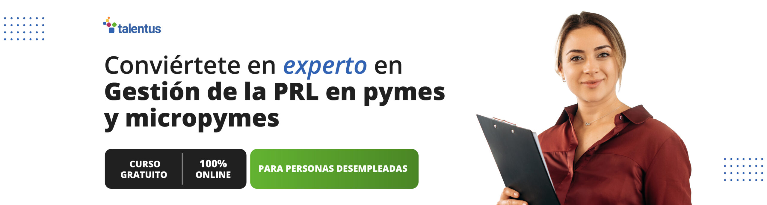 Conviertete en experto en Gestión de la PRL en pymes y micropymes con el curso gratuito