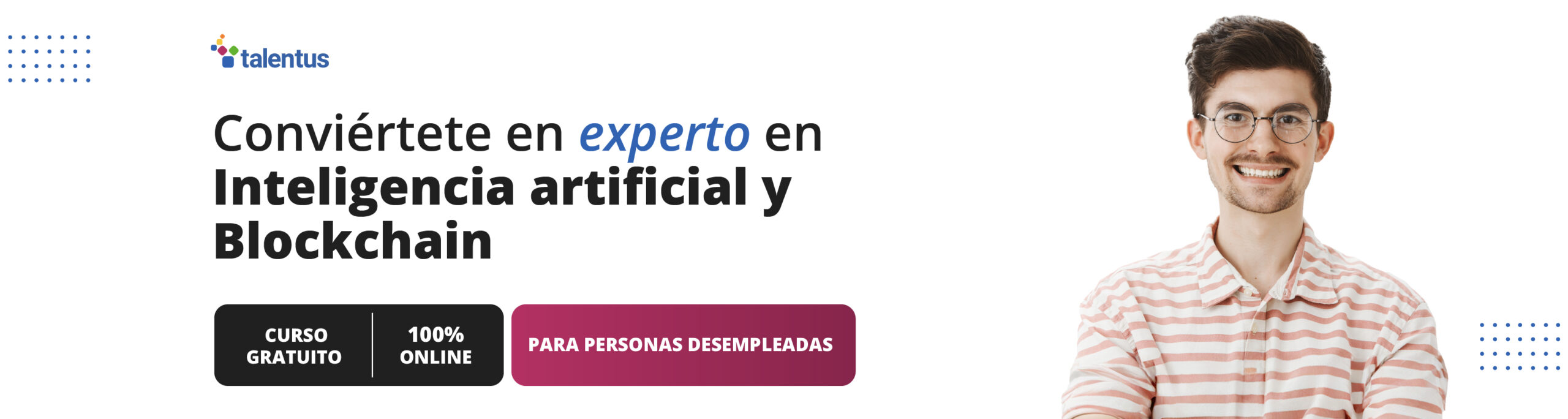 Curso gratuito de Inteligencia Artifical y Blockchain con diploma oficial del SEPE