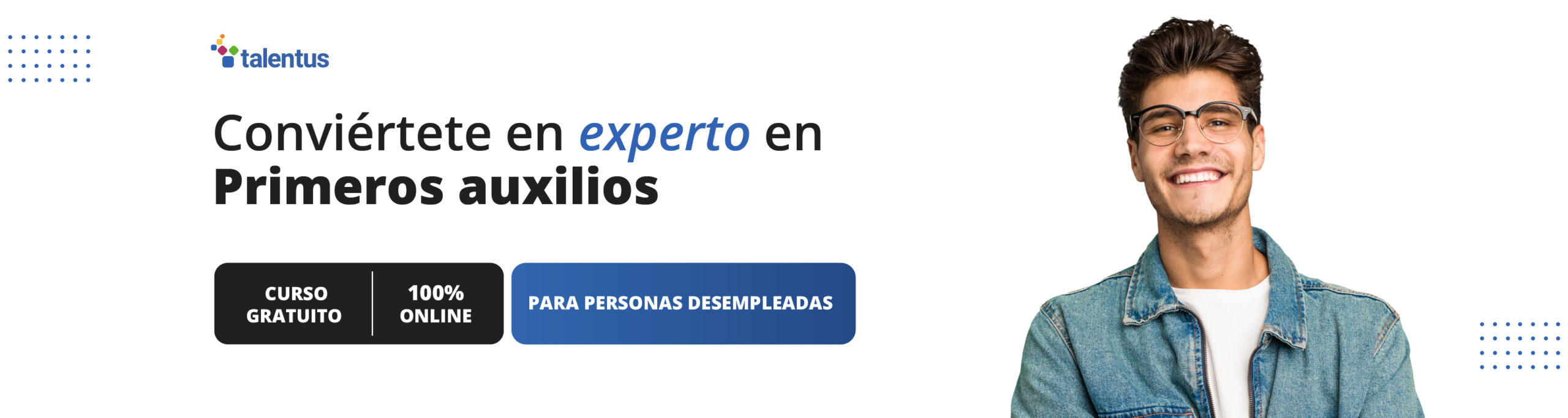 Curso gratuito para desempleados de Extremadura para convertirse en expero en Primeros auxilios