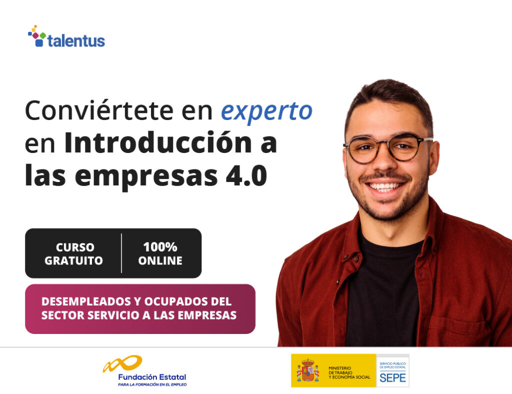 comunicación del curso con diploma oficial del sepe, gratuito y online de Introducción a las empresas 4.0